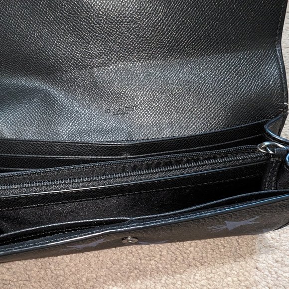 Coach envelope wallet star canyon print w/ removable zip insert - Picture 8 of 16